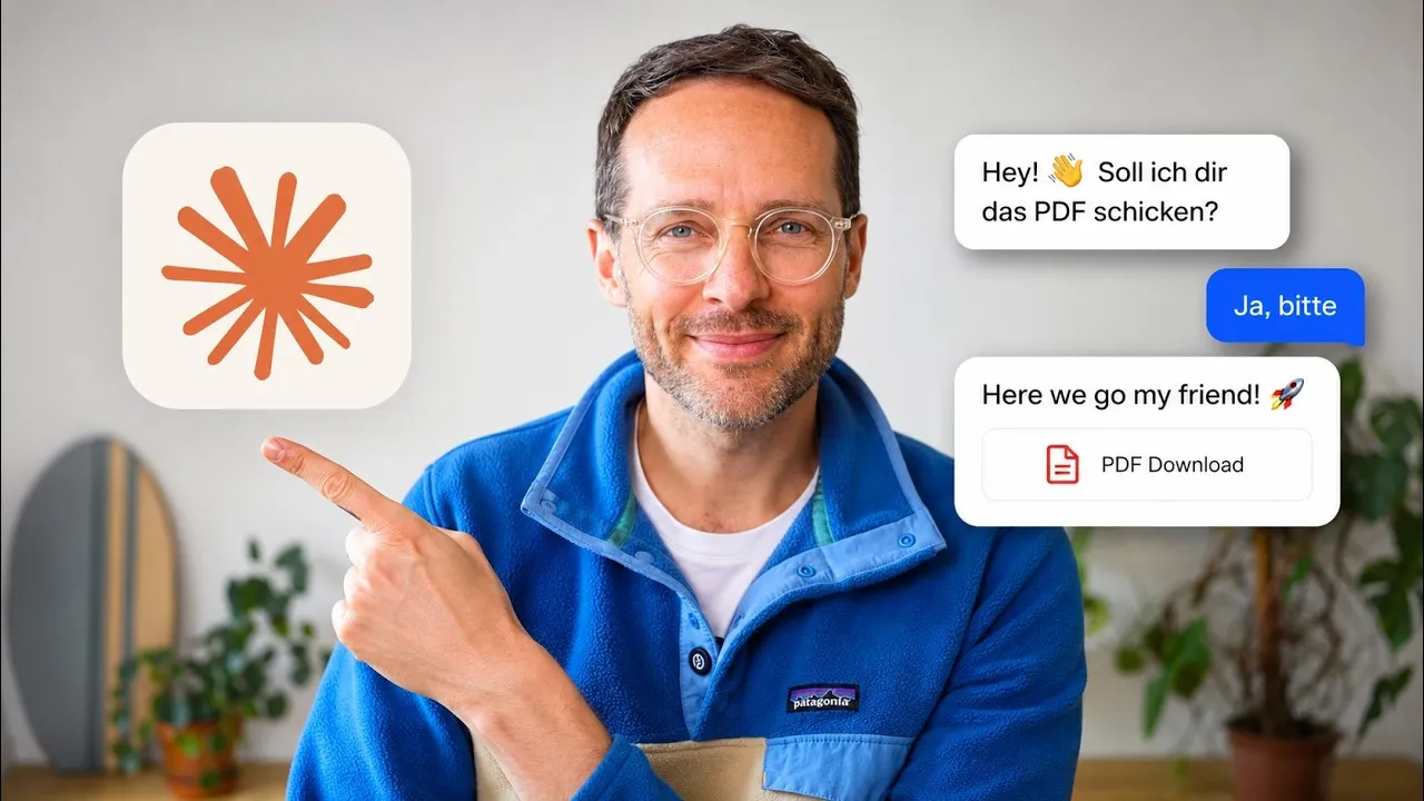 Vorschaubild: Ernst zeigt im Video, wie du dir deine eigene Instagram-DM-Automatisierung baust